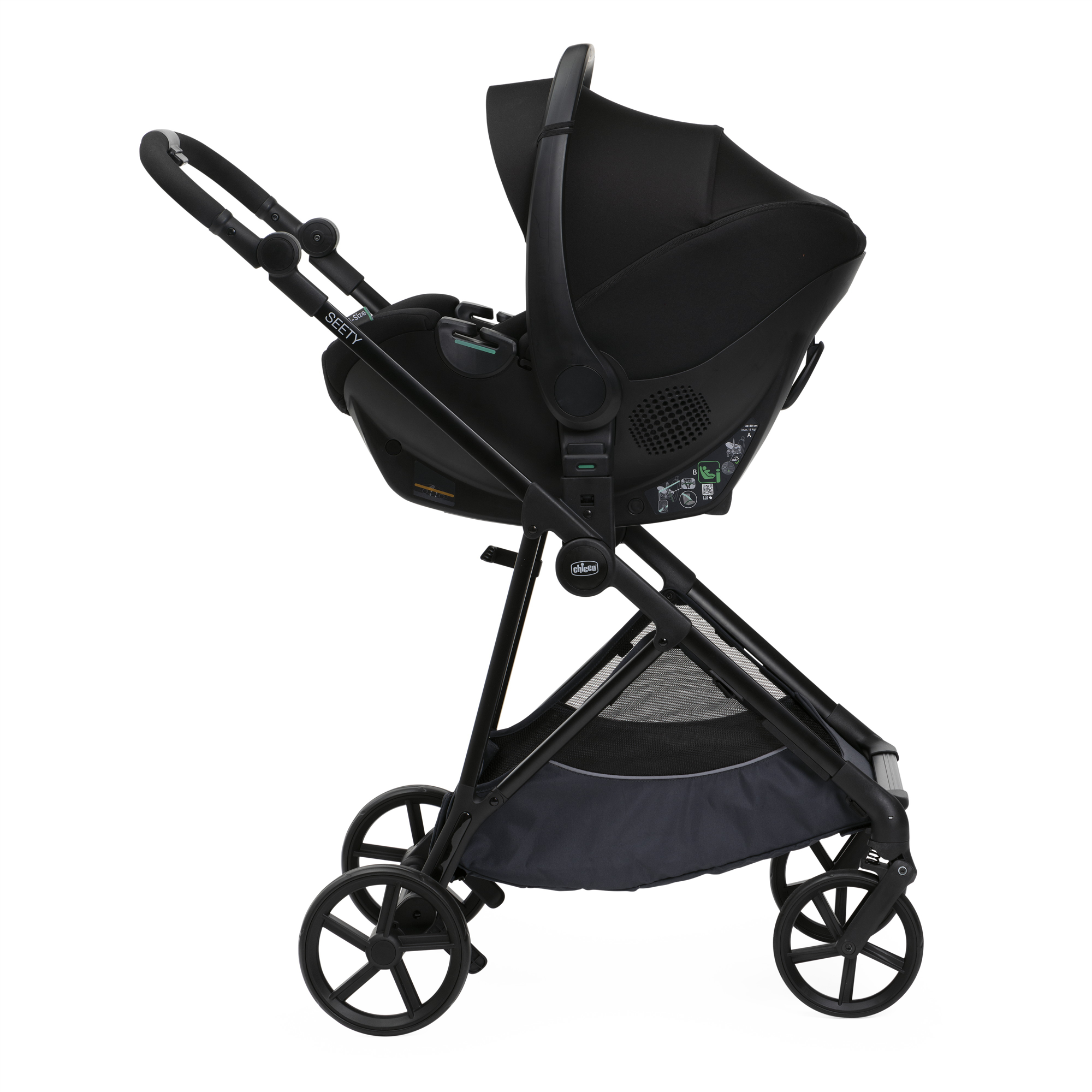 Коляска прогулочная Chicco Seety Stroller boston grey - фото 8