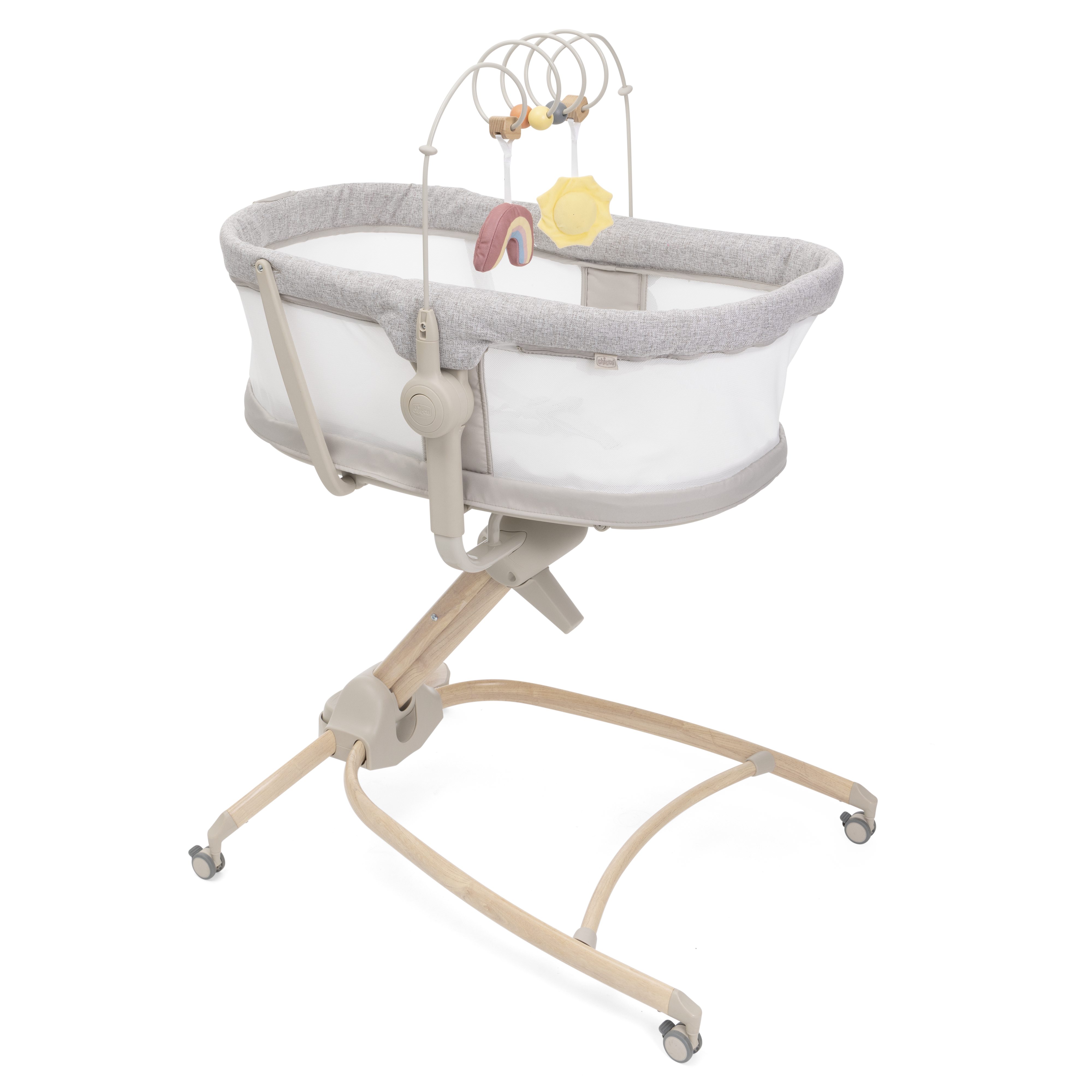 Детская кроватка Chicco Baby Hug Armonia 4в1 с рождения до 3 лет Scandinavian овальная, без маятника (бежевый) - фото 18