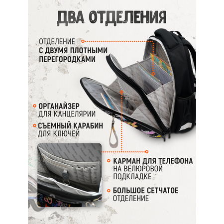 Ранец ПАНДАРОГ Граффити