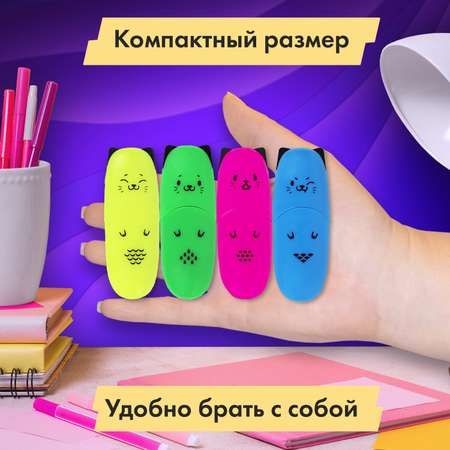 Текстовыделители Brauberg 6 цв.