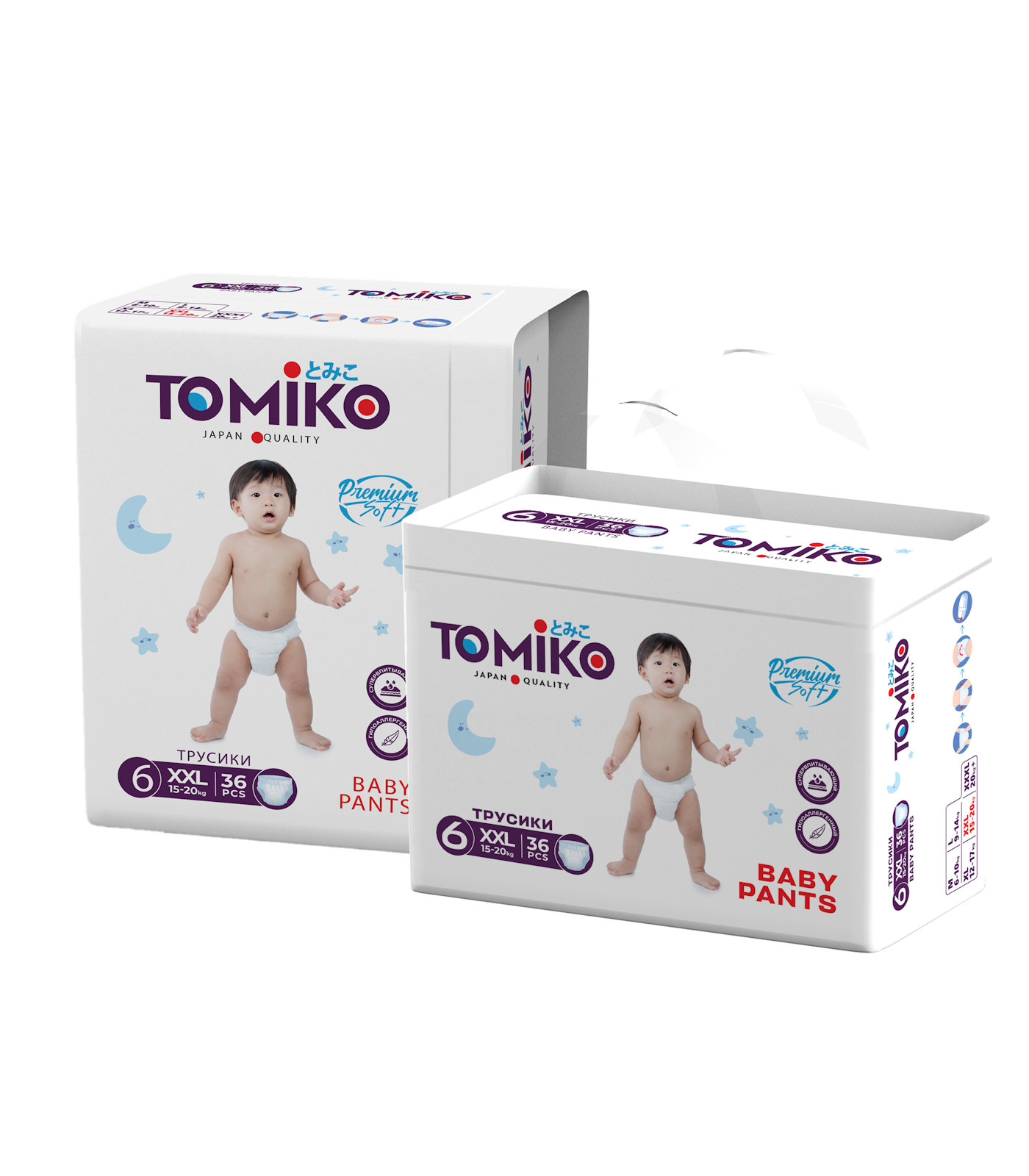 Трусики Tomiko XXL (15-20 кг) 36 шт. - фото 3