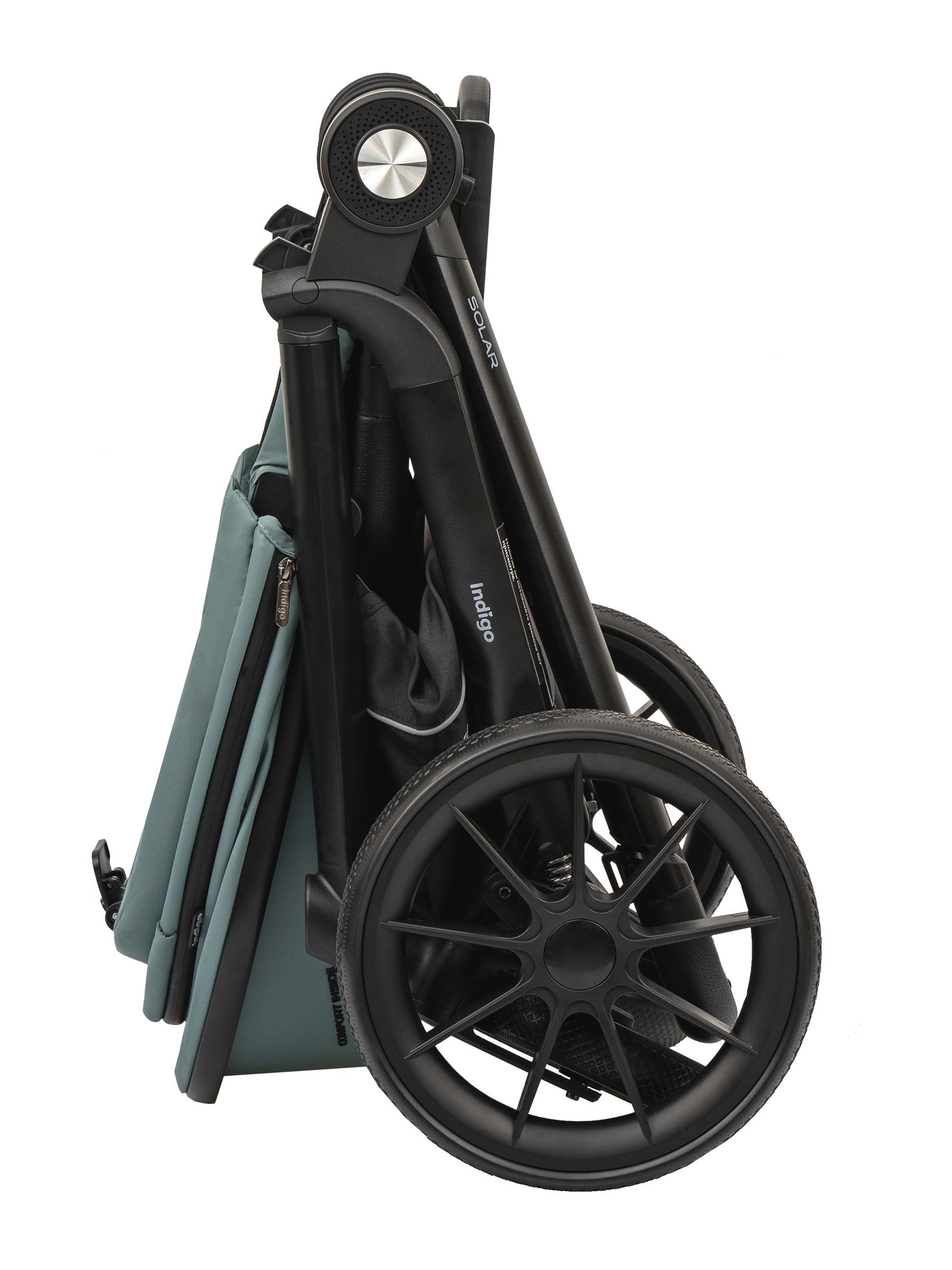 Коляска 2в1 Indigo Solar зеленый - фото 22