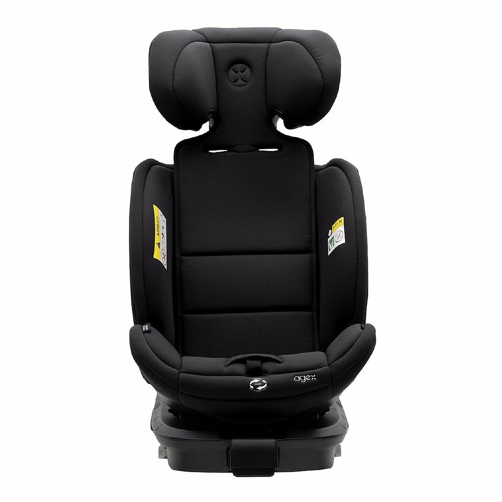 Автокресло agex Comfort i-Fix 360 Isofix 0+/1/2/3 (0-36 кг) черный - фото 5