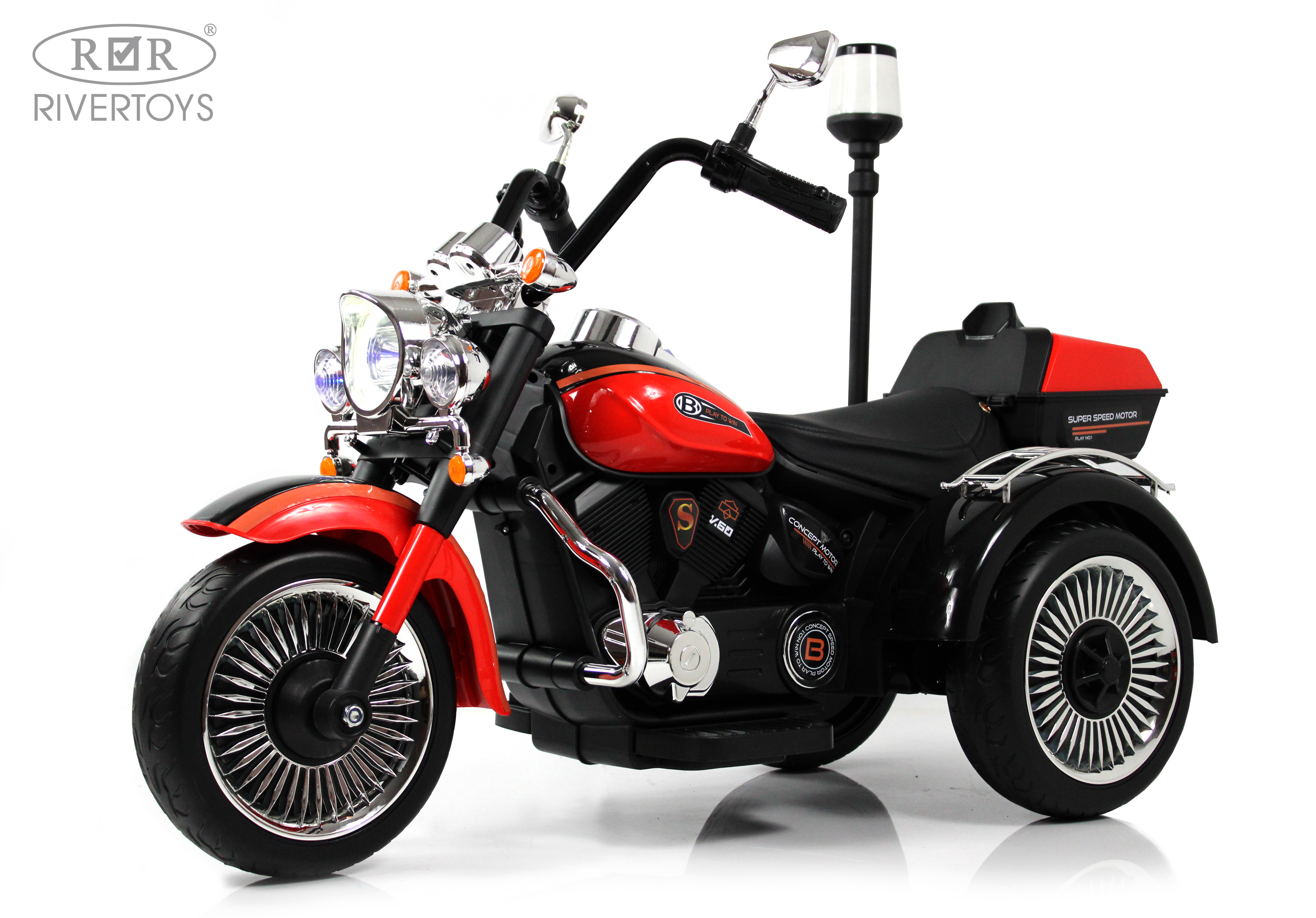 Электромобиль RIVERTOYS K003PX-RED - фото 5