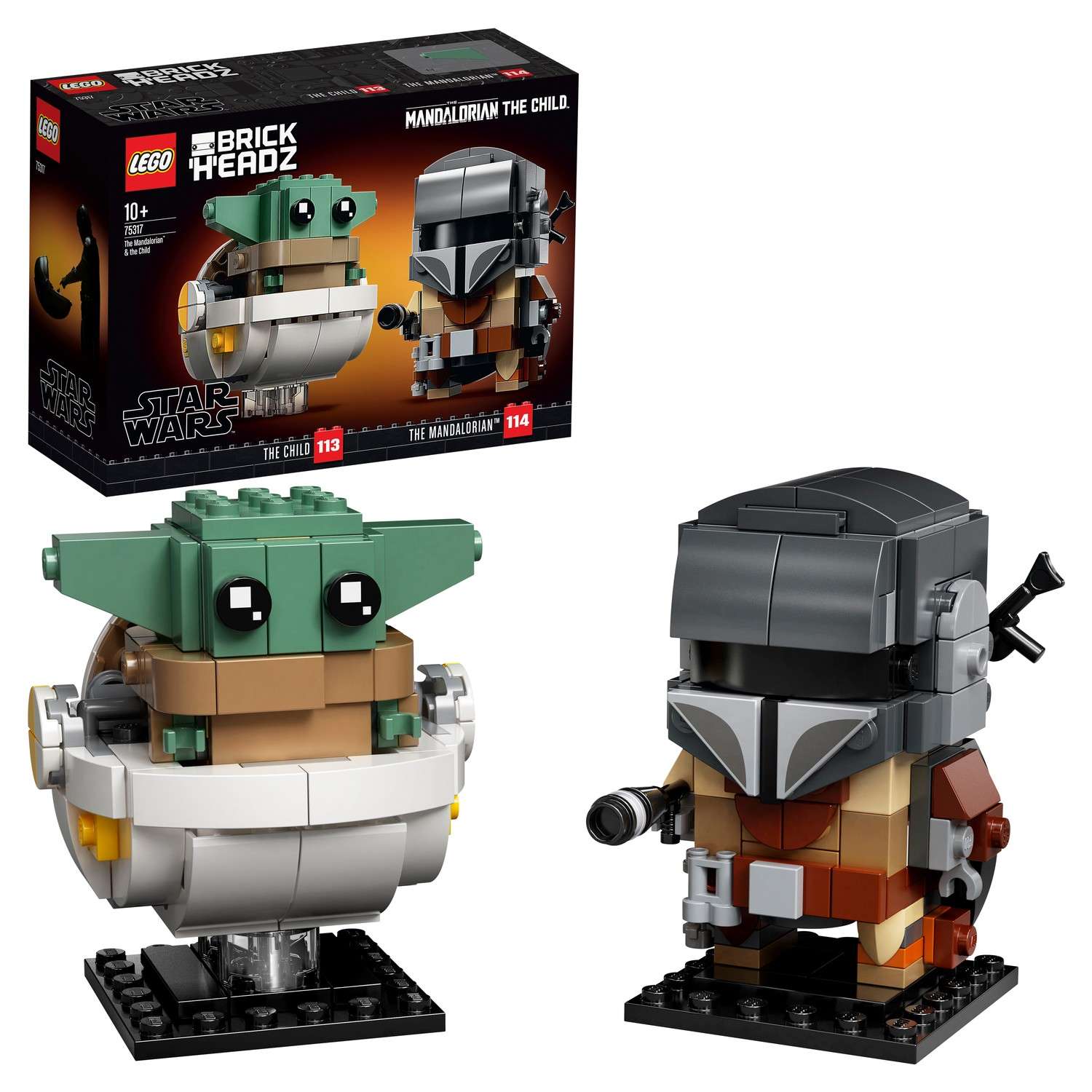 Конструктор LEGO Star Wars Мандалорец и малыш блочный - фото 1