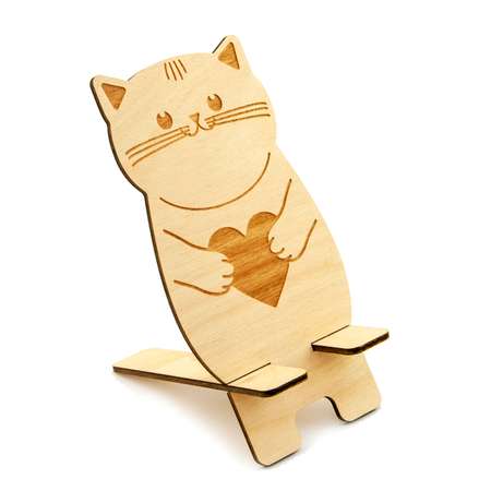 Конструктор Символик Котик с сердечком сборная игровая модель