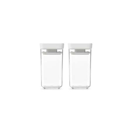 Набор модульных контейнеров Brabantia Tasty+ 150мл 2шт светло-серый 230585