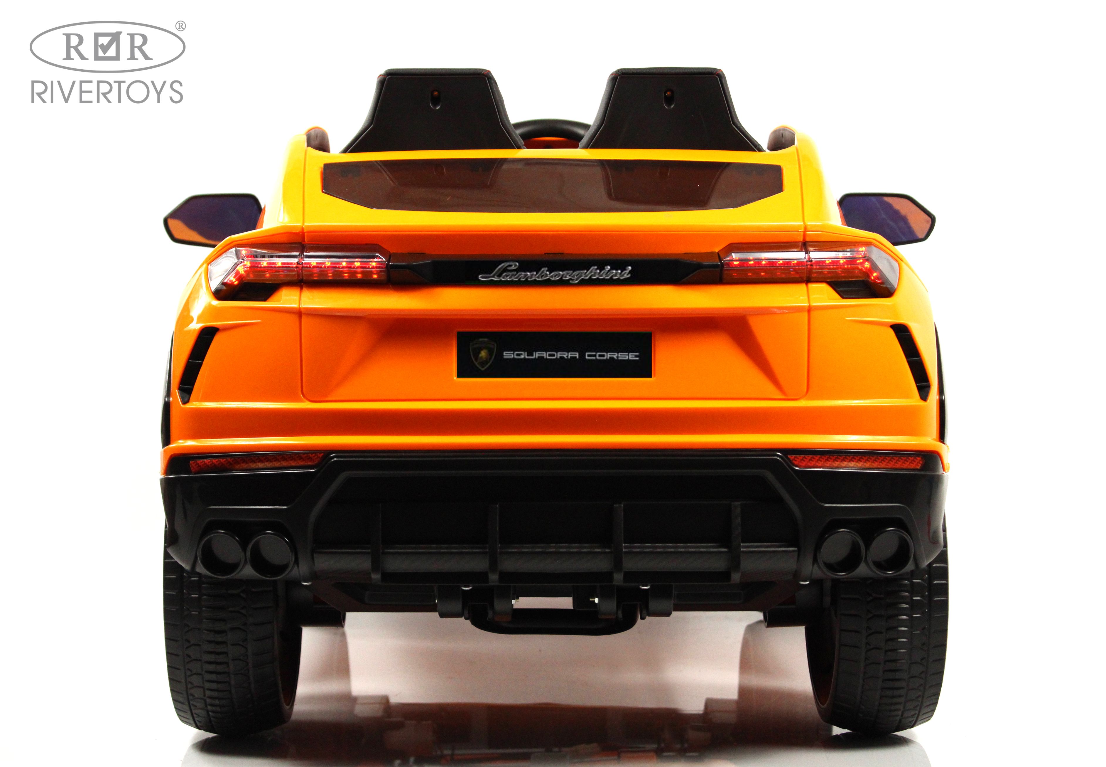 Электромобиль RIVERTOYS E777EE-ORANGE С пультом ДУ - фото 8