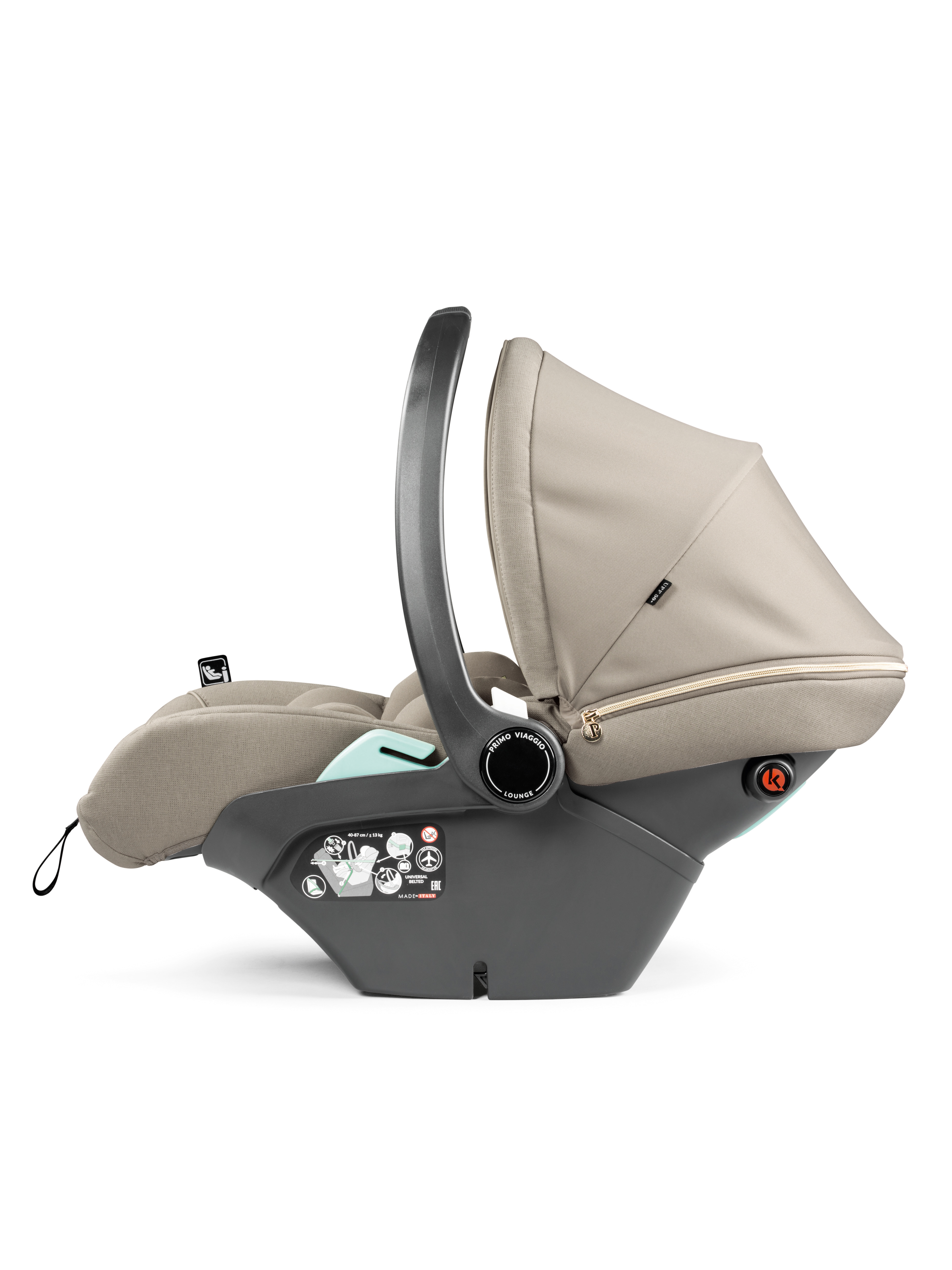 Автокресло Peg-Perego Lounge 0 (0 -13 кг) бежевый - фото 10
