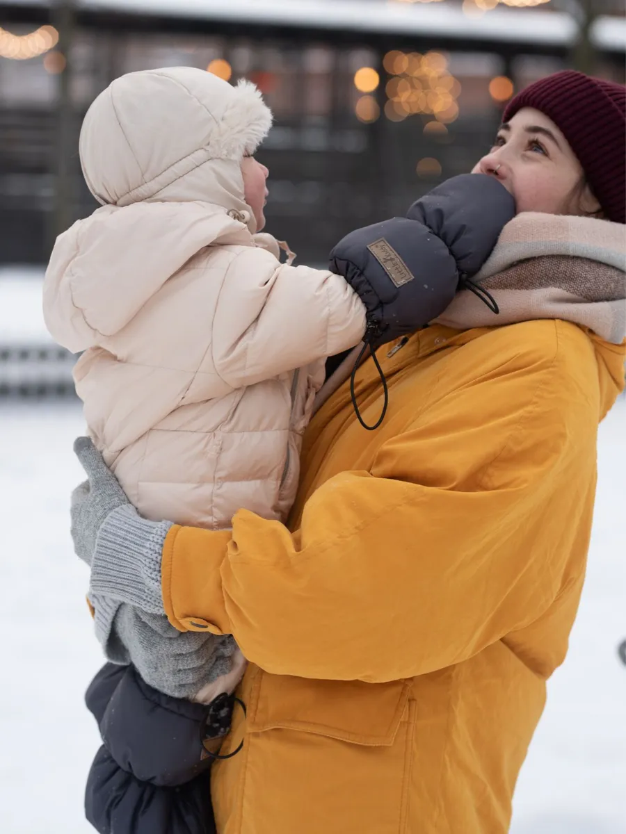 Варежки Little Kiddy varegkiтемно-серый - фото 8