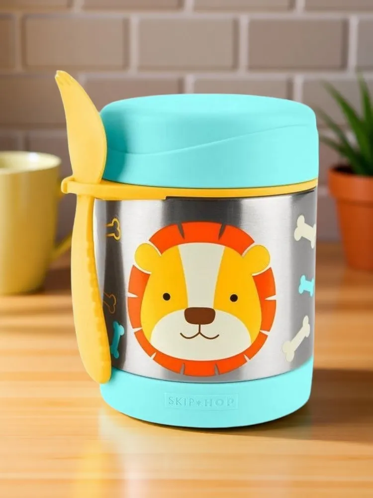 Термос Skip Hop со столовым прибором Лев - фото 1
