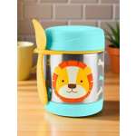 Термос Skip Hop со столовым прибором Лев