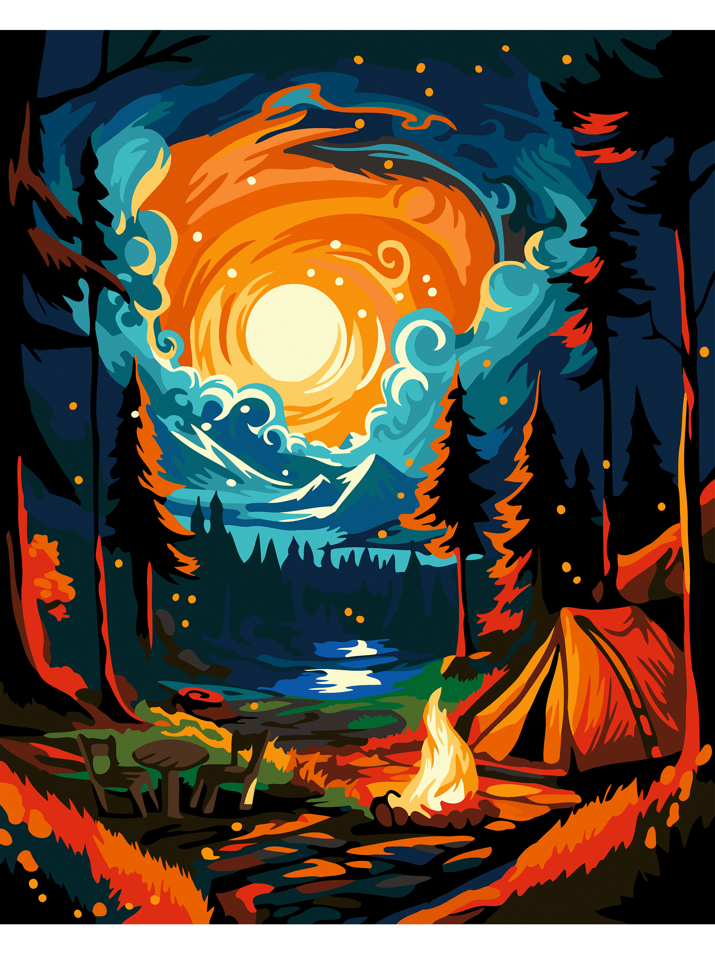 Картина по номерам Art sensation Сон в летнюю ночь в ассортименте - фото 2