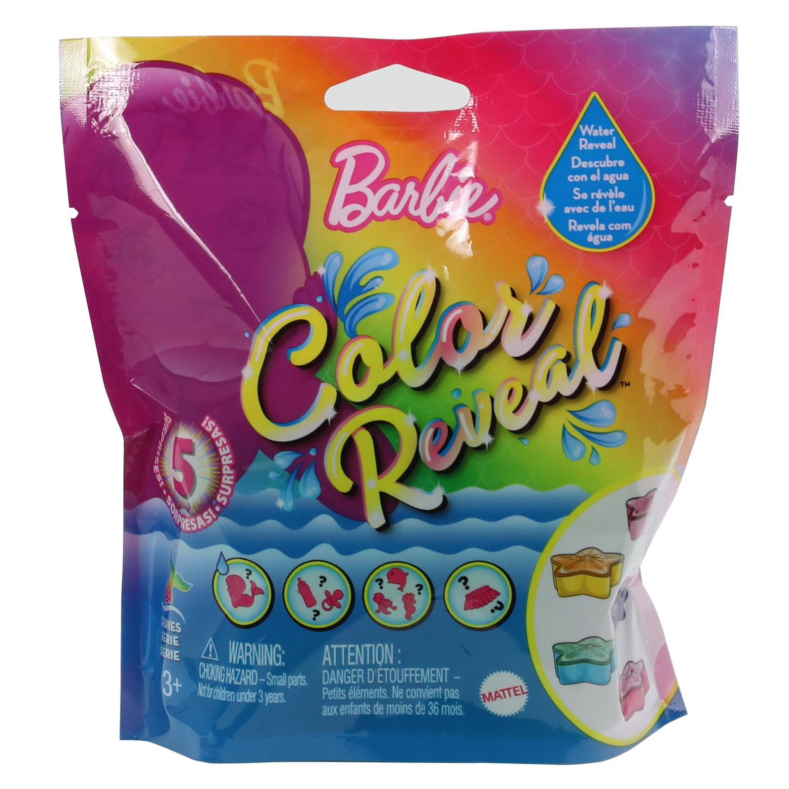 Кукла модельная Barbie Color Reveal HCC97 - фото 1