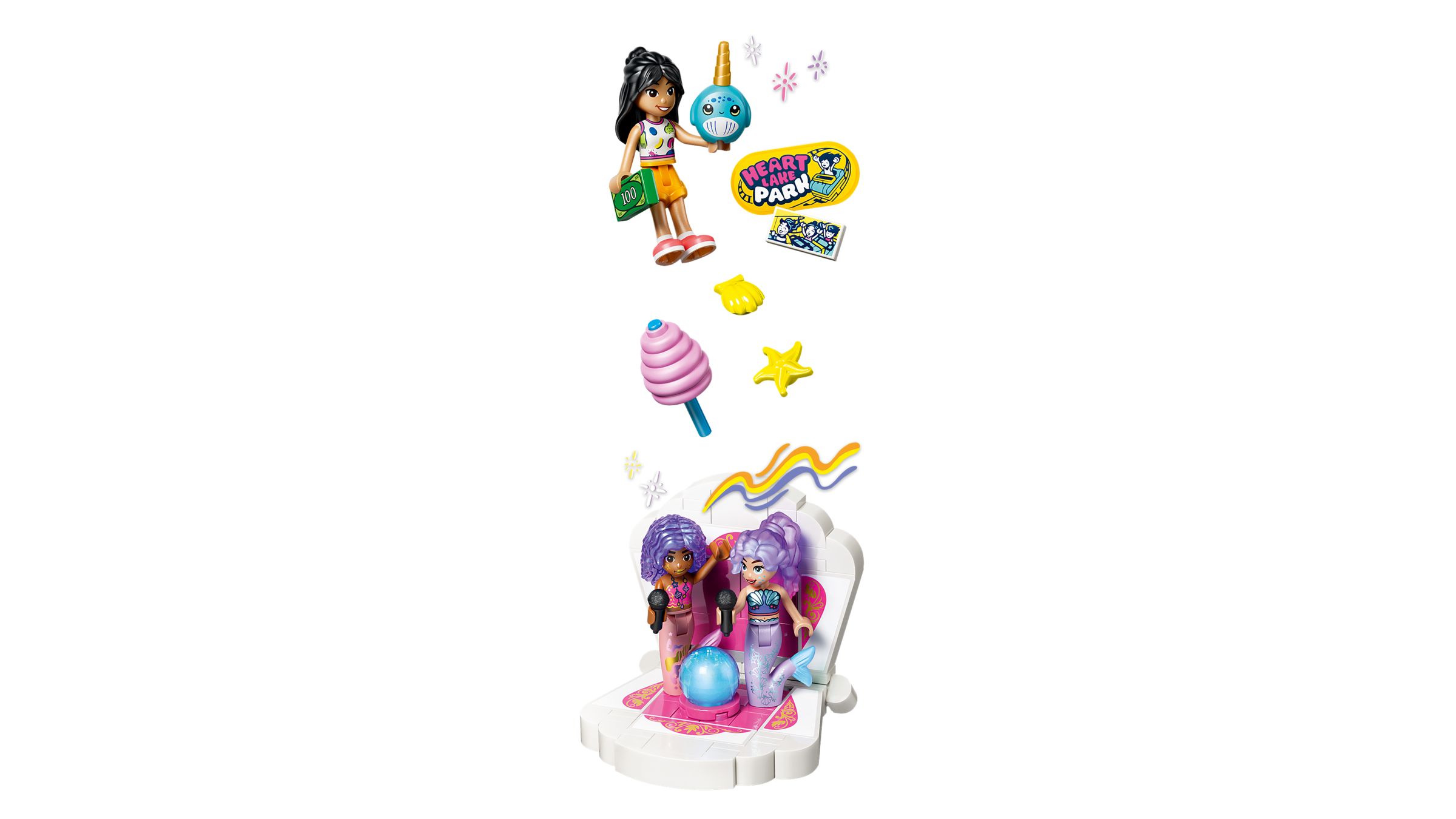 Конструктор LEGO Friends Американские горки Русалки 864 дет. - фото 7