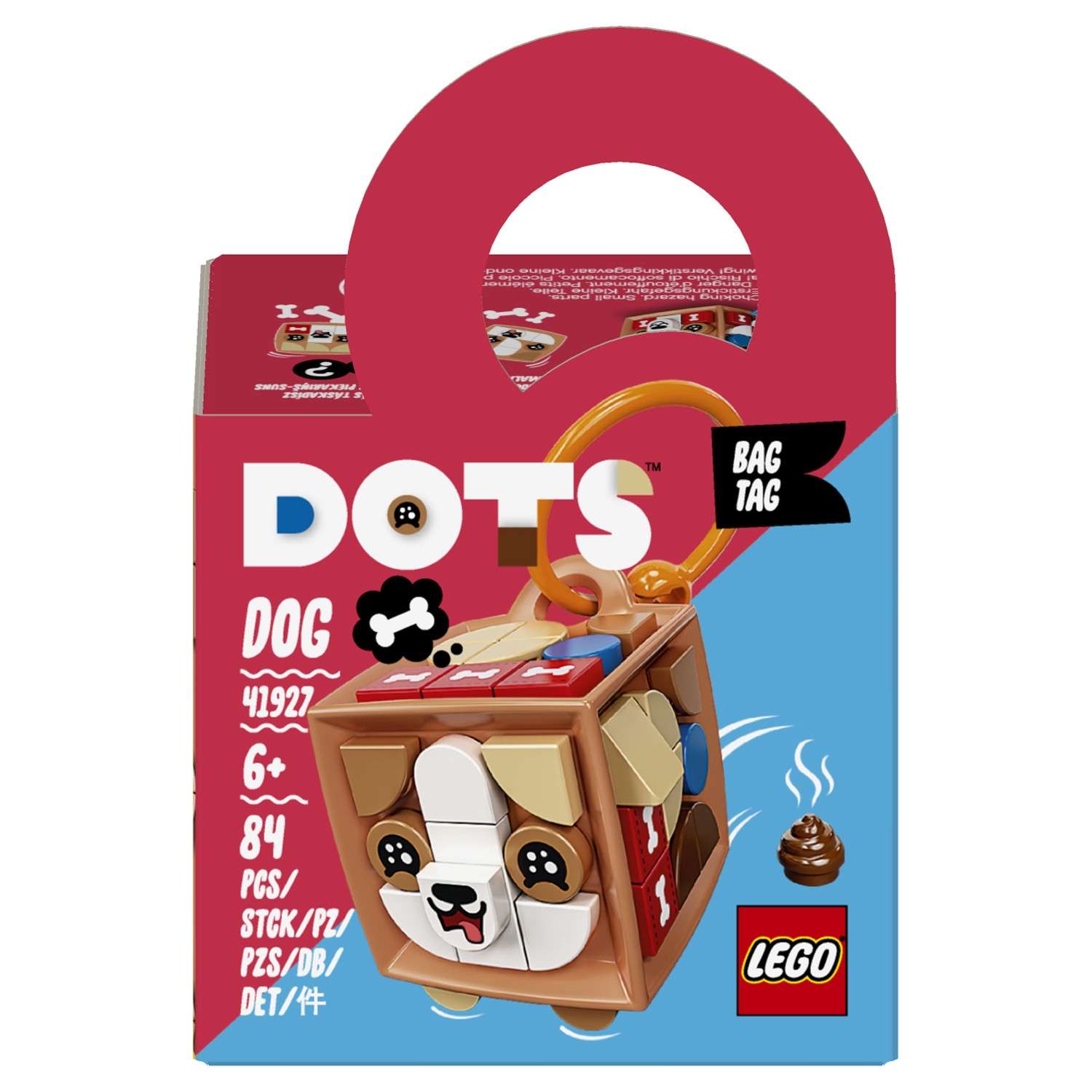 Конструктор LEGO DOTS Брелок Щенок - фото 2