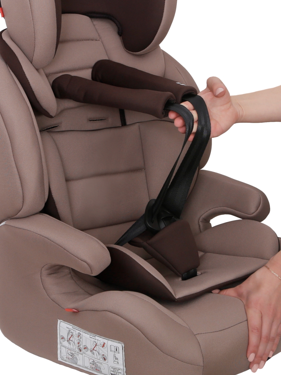 Автокресло Еду-Еду KS 575 Isofix 1/2/3 (9-36 кг) коричневый - фото 8