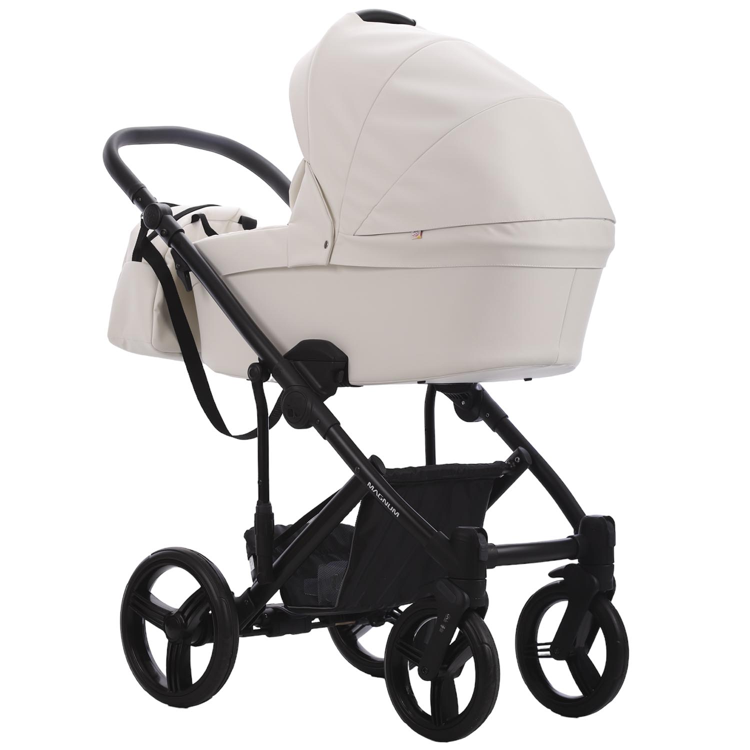 Коляска 2в1 Bebetto Magnum Light Pro белый - фото 4