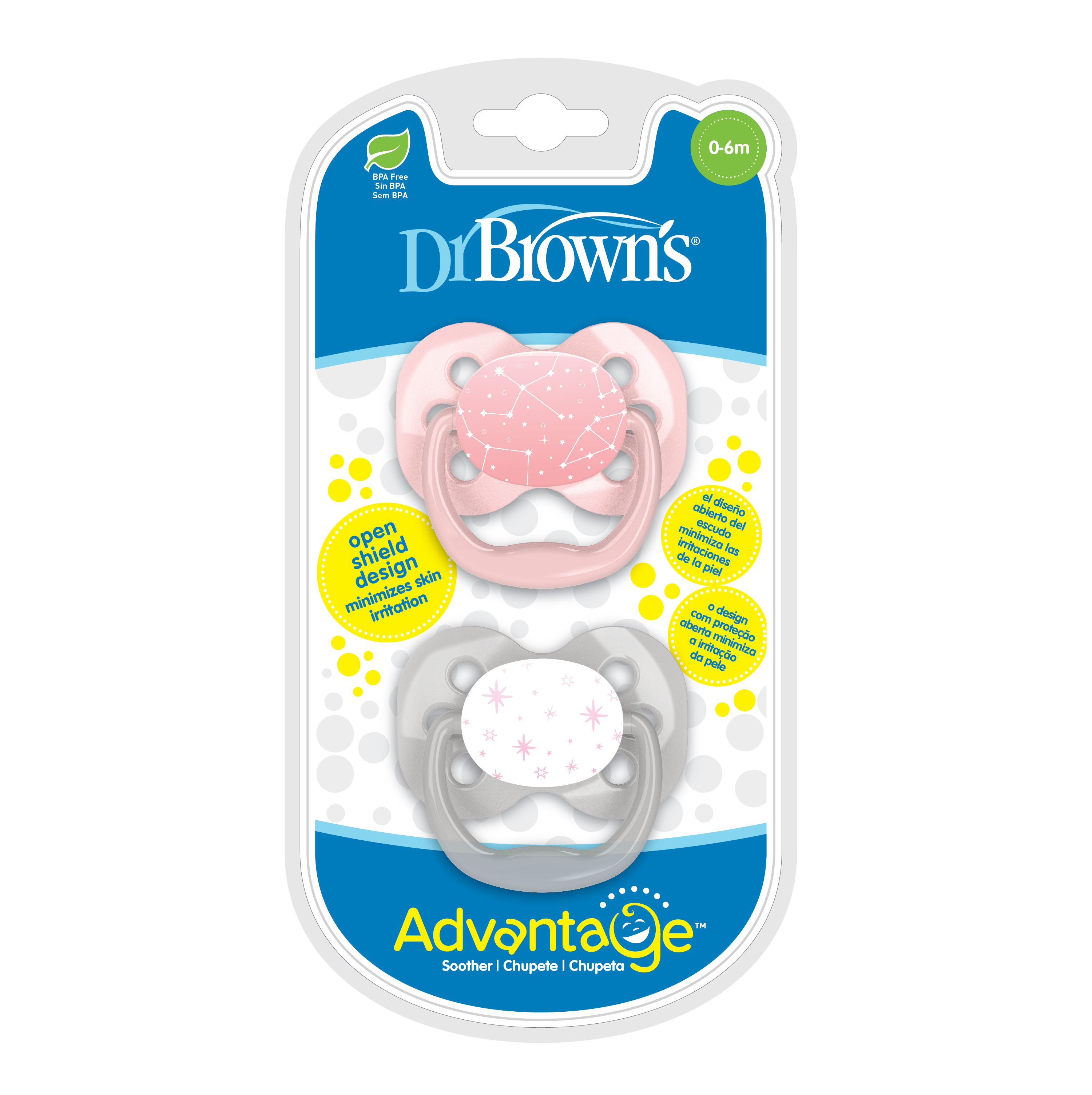 Пустышка Dr Browns анатомическая от 0 мес. 2 шт. - фото 2