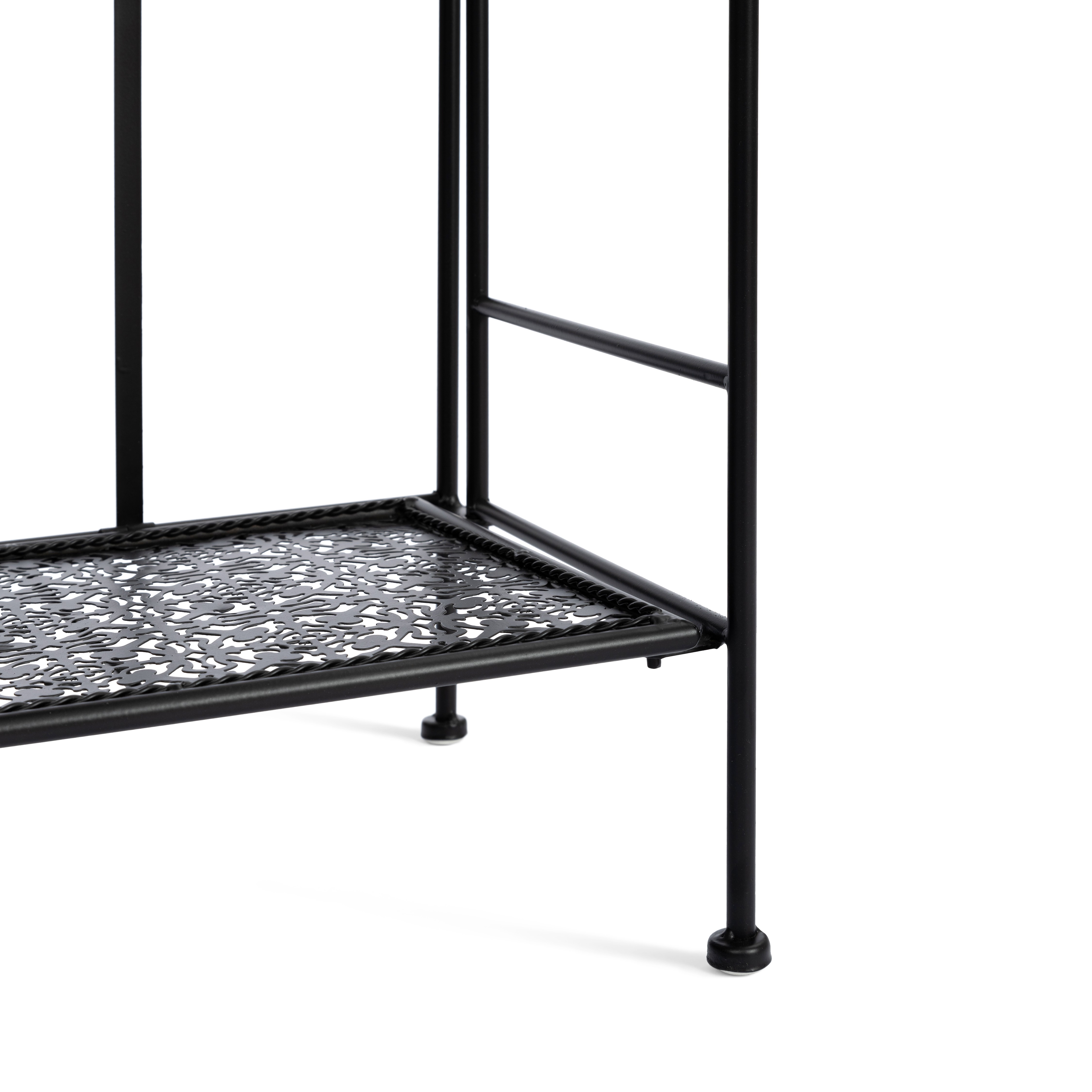 Этажерка TETCHAIR Эмили металл черный 60х30х157 см - фото 11