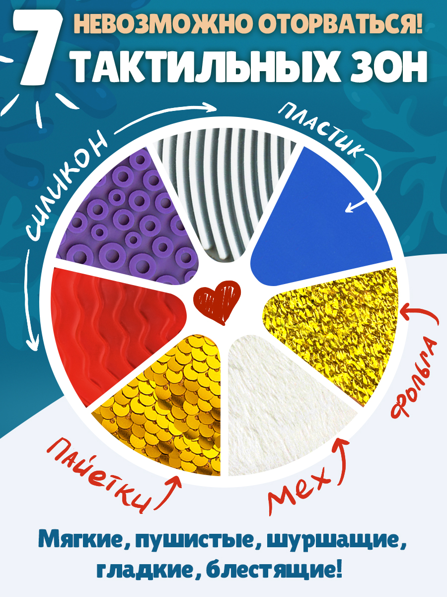 Игрушка Бигр книжка Морские обитатели для малышей - фото 6