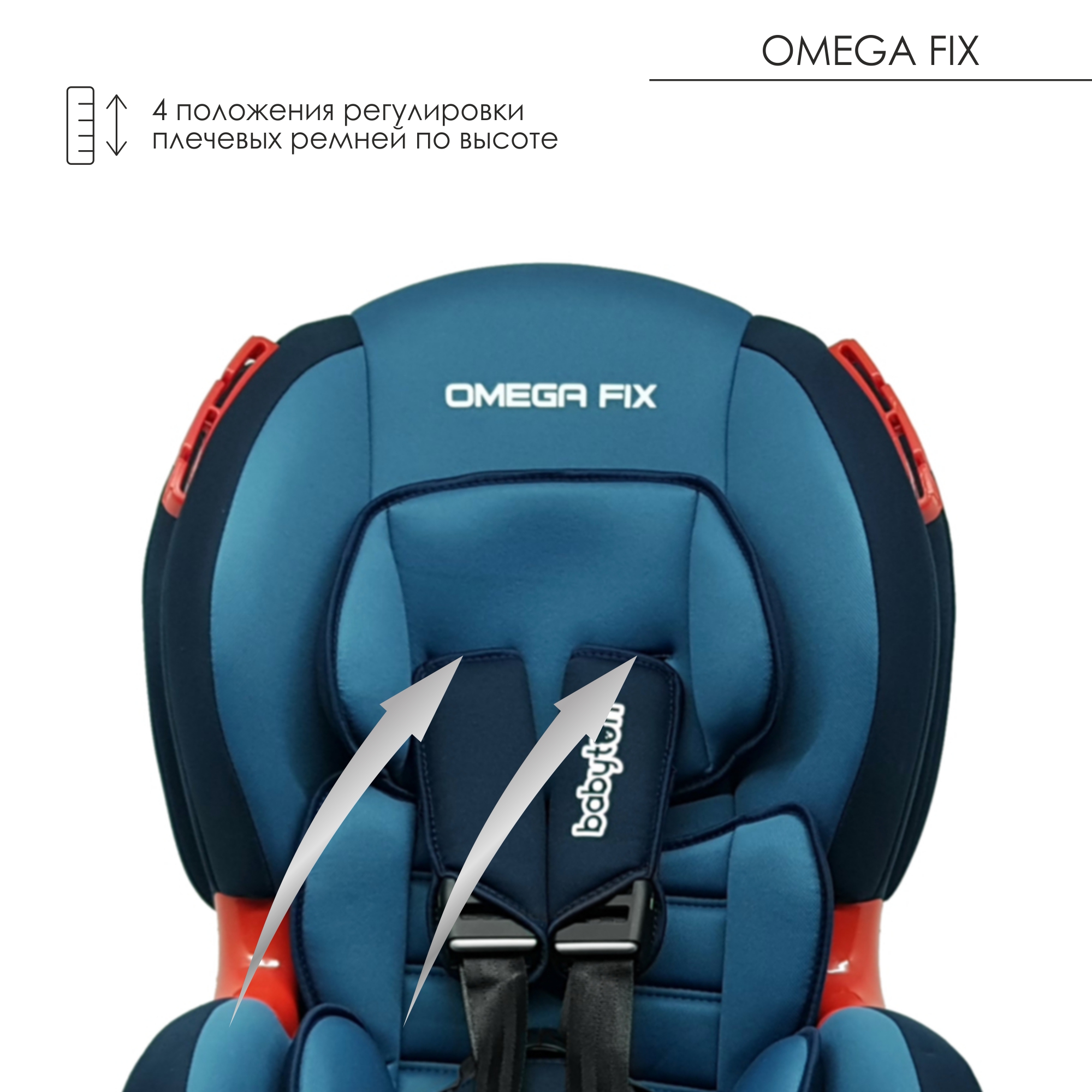 Автокресло Babyton Omega Fix Ocean Isofix 1/2 (9-25 кг) - фото 5