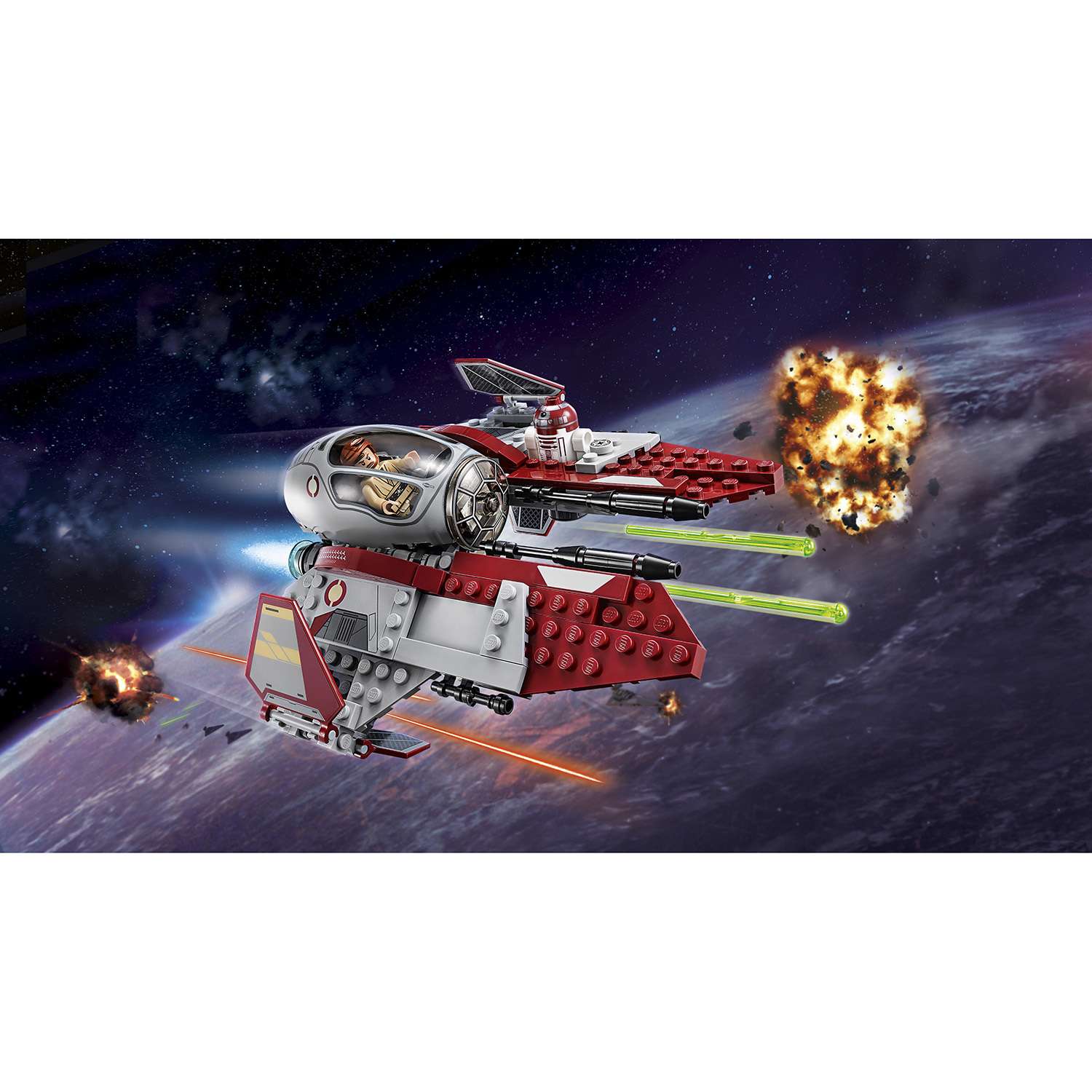 Конструктор LEGO Star Wars Перехватчик Оби-Вана Кеноби блочный - фото 5