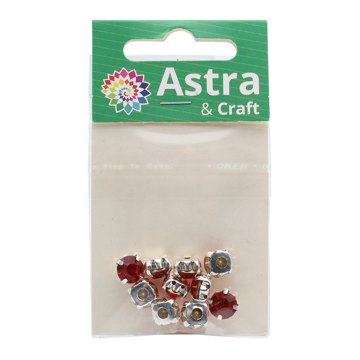 Набор для творчества Astra Craft аппликация Стразы в цапах 8 мм 10 шт - фото 3