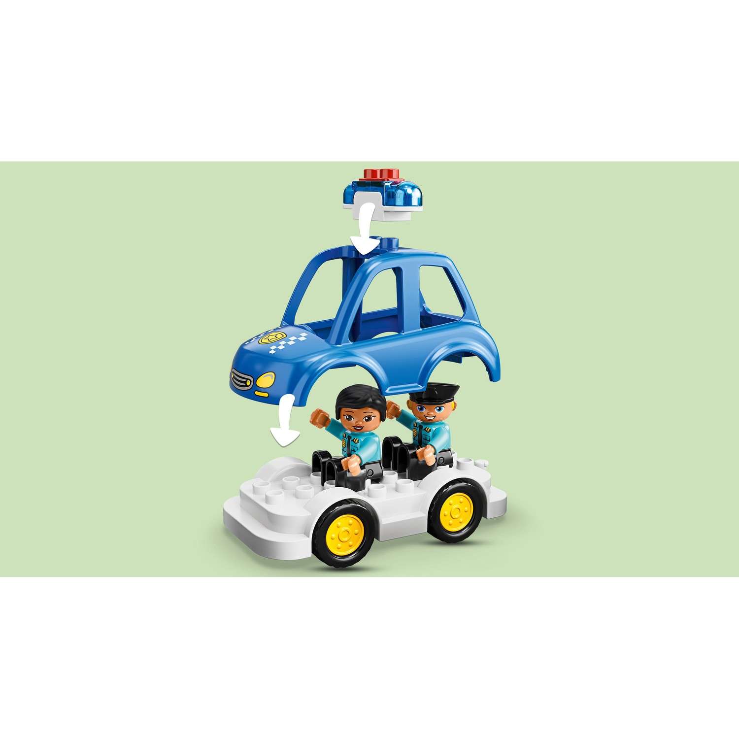 Конструктор LEGO DUPLO Полицейский участок блочный - фото 7