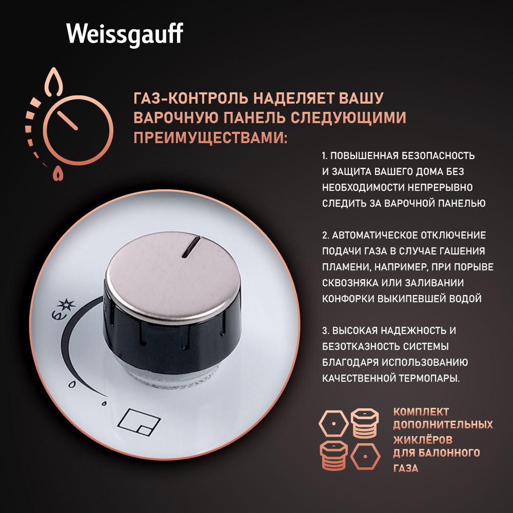 Варочная панель WEISSGAUFF HGG 640_ - фото 4