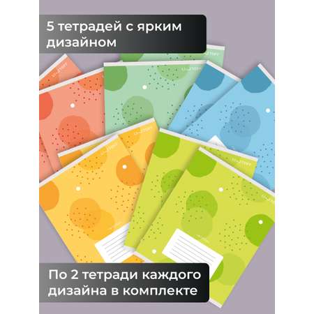 Тетрадь Listoff клетка 10 шт.