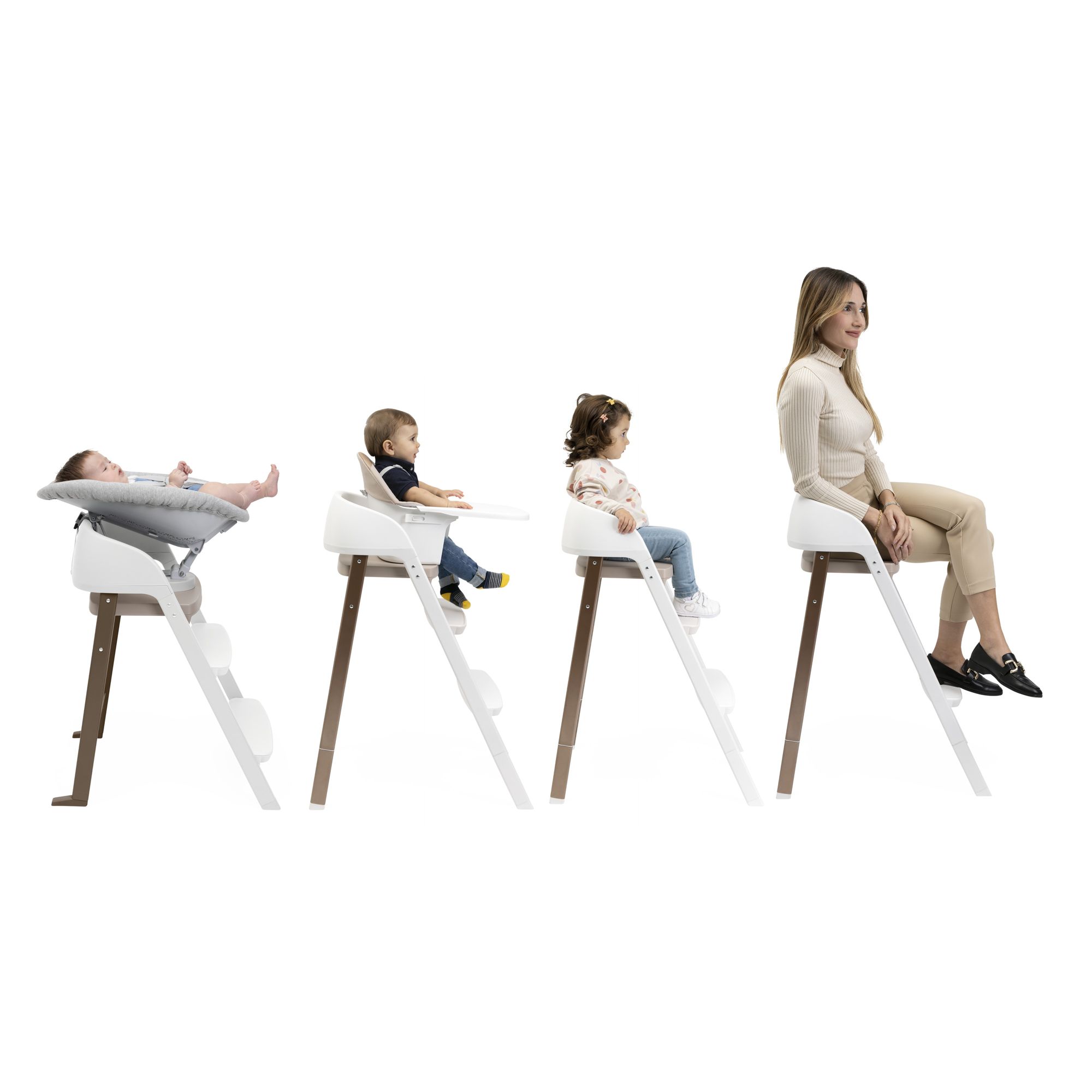 Стульчик для кормления Chicco белый - фото 16