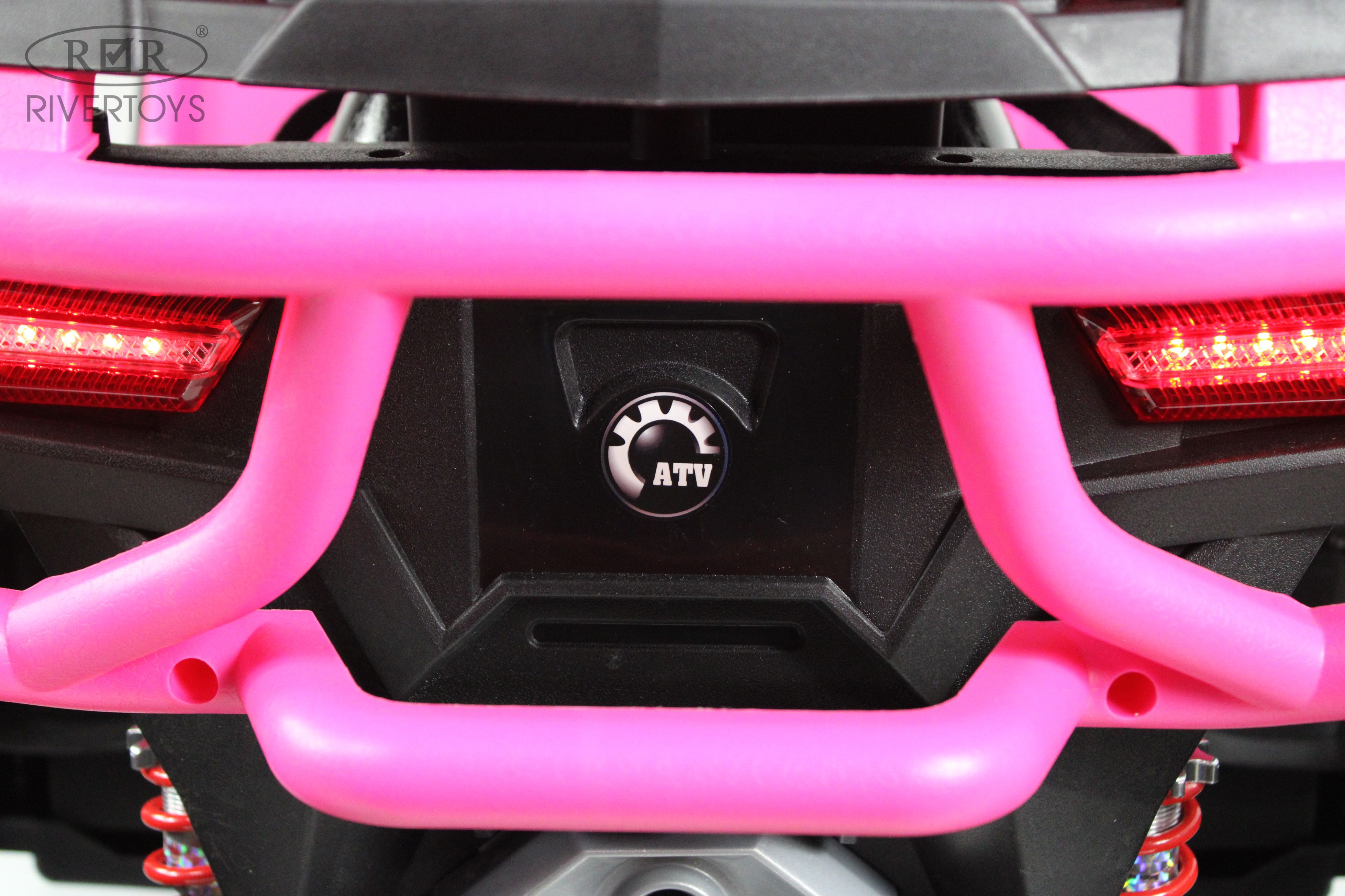Электромобиль RIVERTOYS Z111ZZ-NEW-PINK С пультом ДУ - фото 6