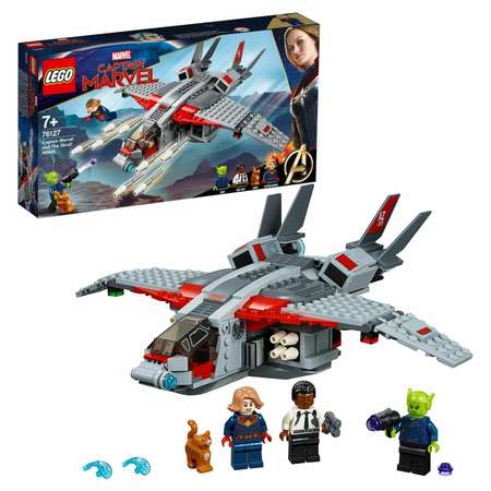 Конструктор LEGO Marvel Super Heroes Капитан Марвел: атака скруллов блочный