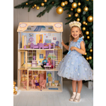 Домик для кукол PAREMO 120 см с мебелью