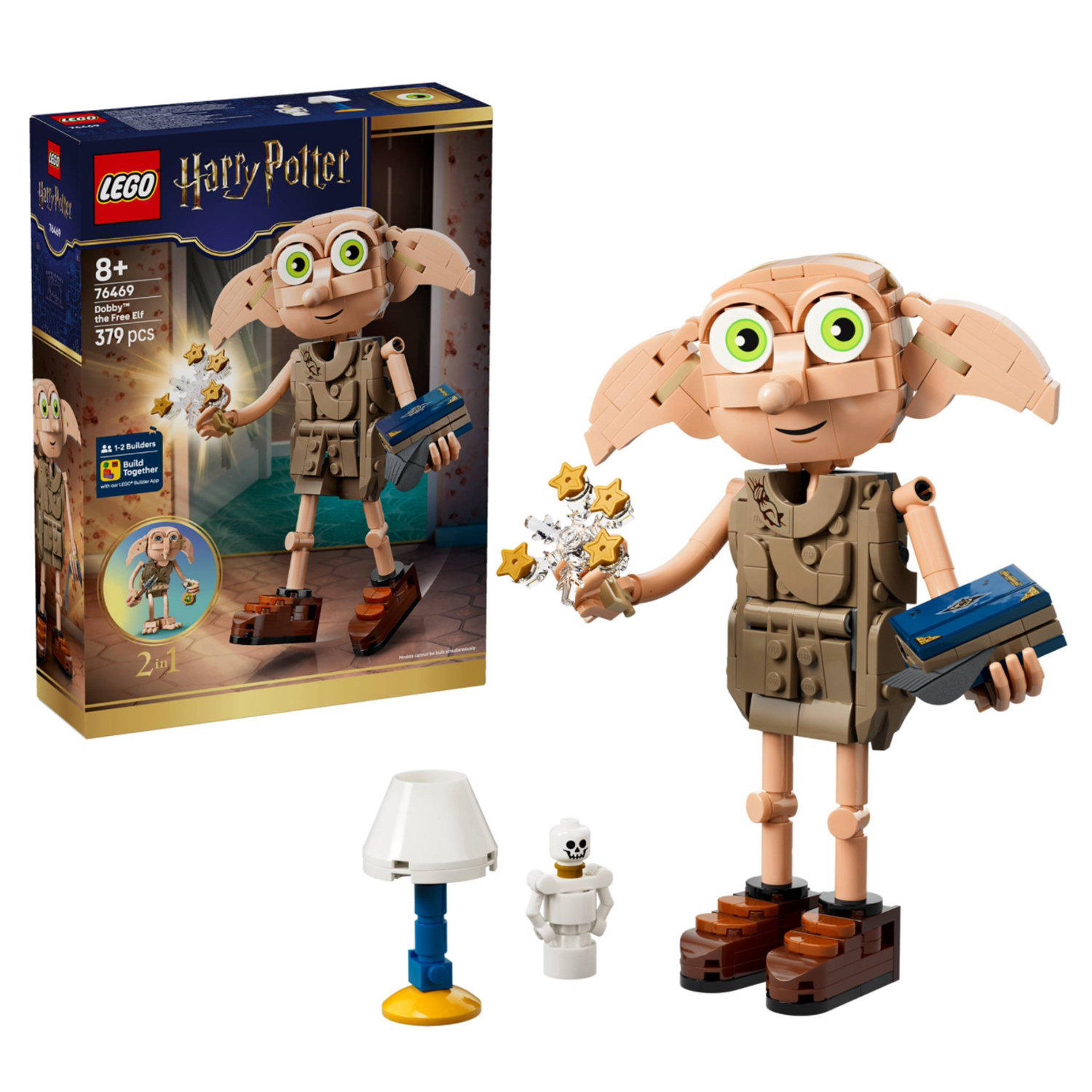 Конструктор LEGO Harry Potter Свободный эльф Добби 379 дет. - фото 1