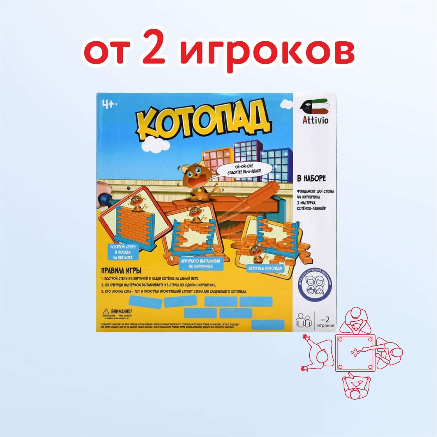 Настольная игра Attivio Котопад - фото 3