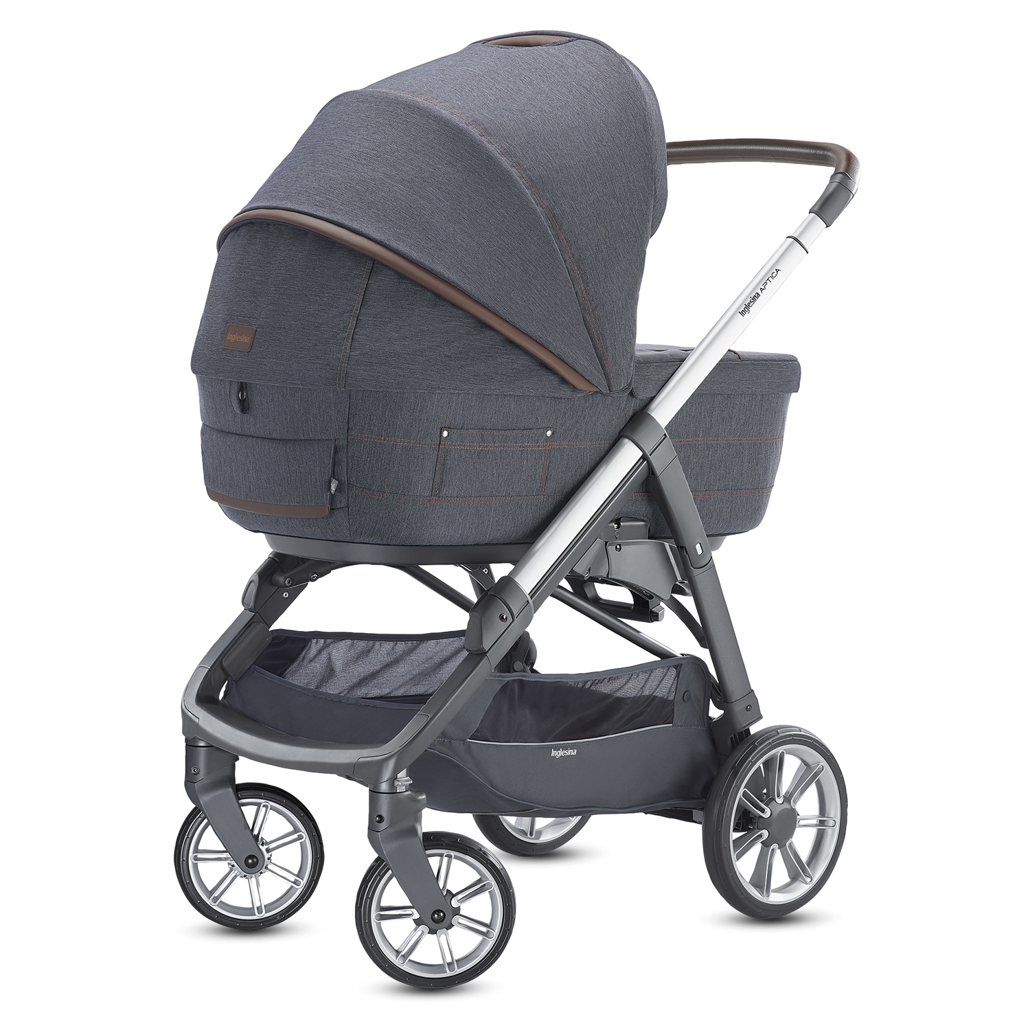 Коляска 4в1 Inglesina серый - фото 3