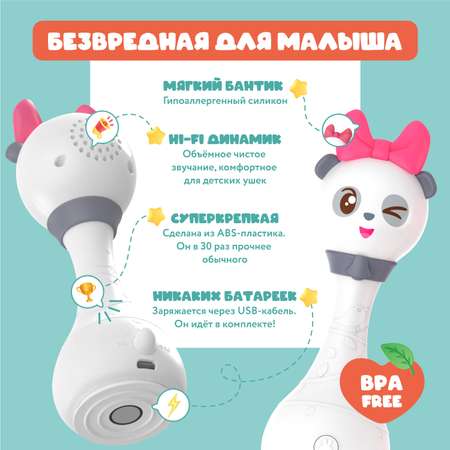 Игрушка интерактивная alilo Малышарики Пандочка R1 музыкальная 61231