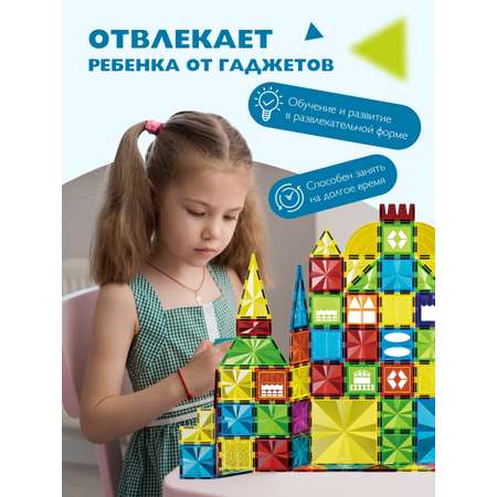 Конструктор ТЕХНО магнитный