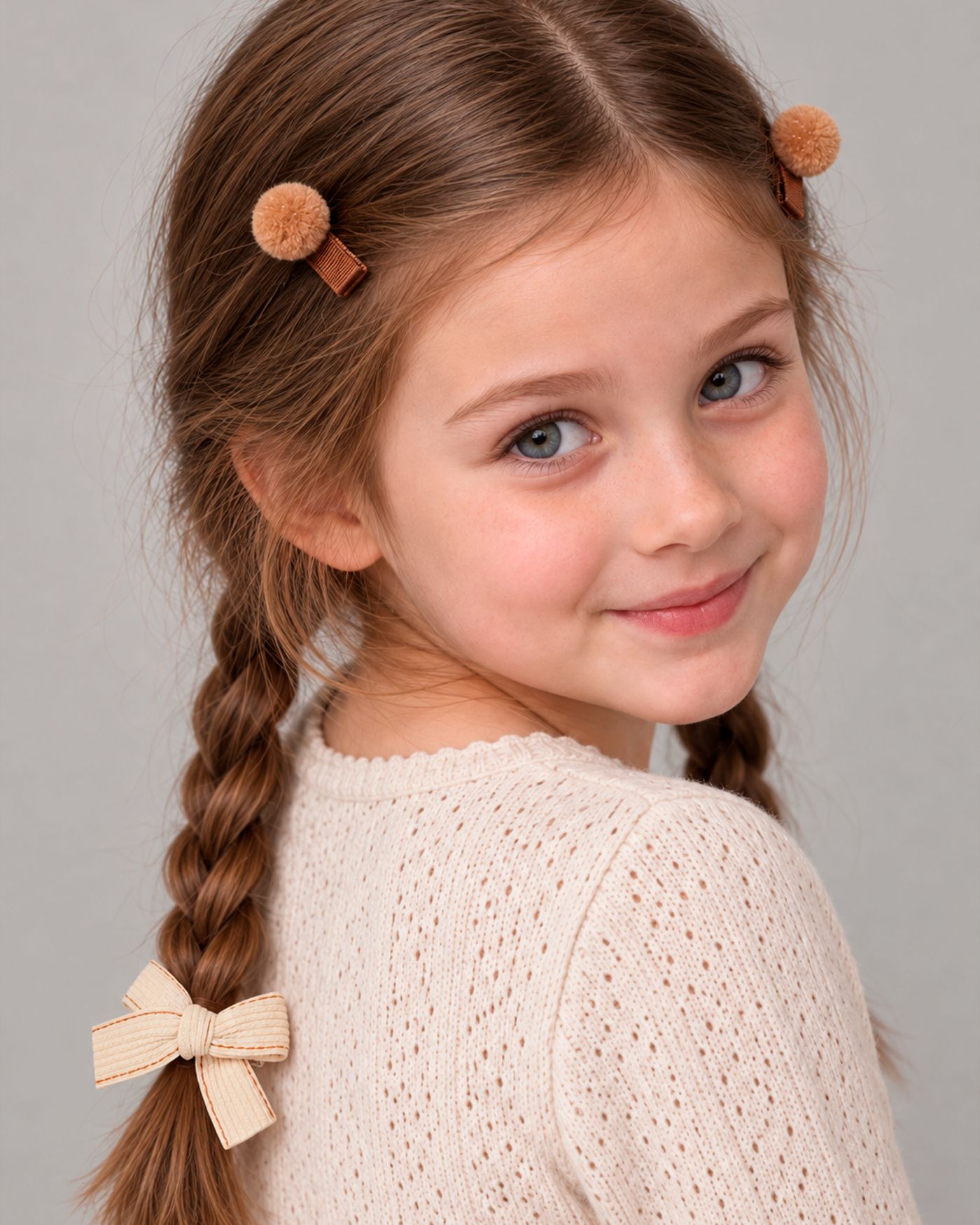 Заколка Demi Star Brown 3 шт. - фото 4