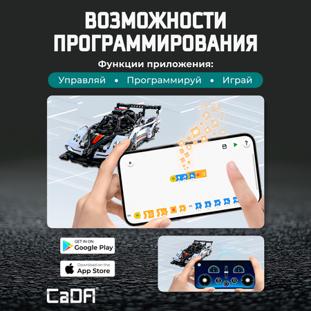 Конструктор CaDa Super car 457 дет.