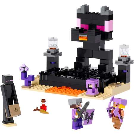 Конструктор LEGO Minecraft Конечная арена блочный