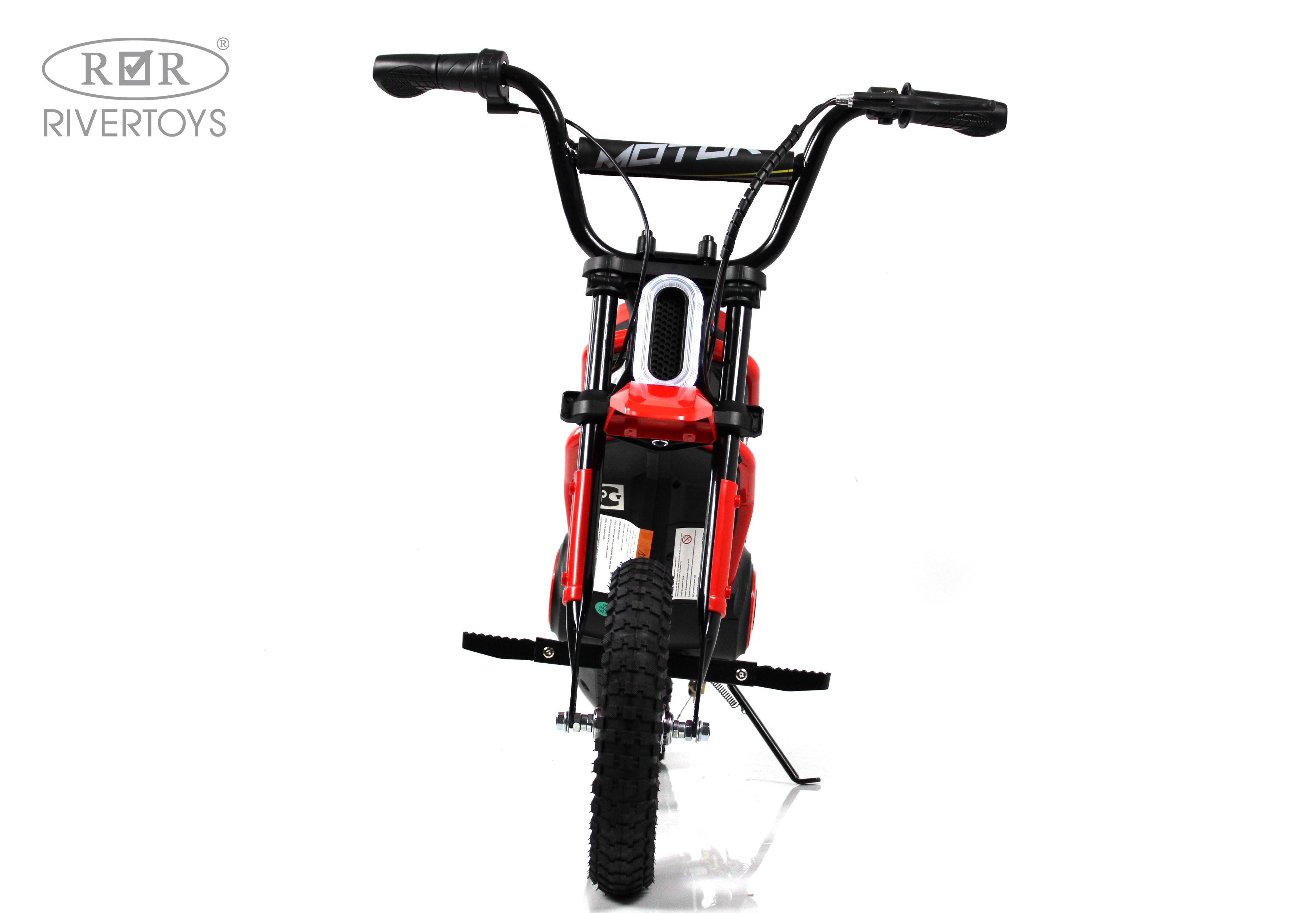 Электромотоцикл RIVERTOYS A005AA-MOTO-RED - фото 21