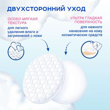 Ватные диски СОЛНЦЕ И ЛУНА ECO 6 упак. 120 шт.
