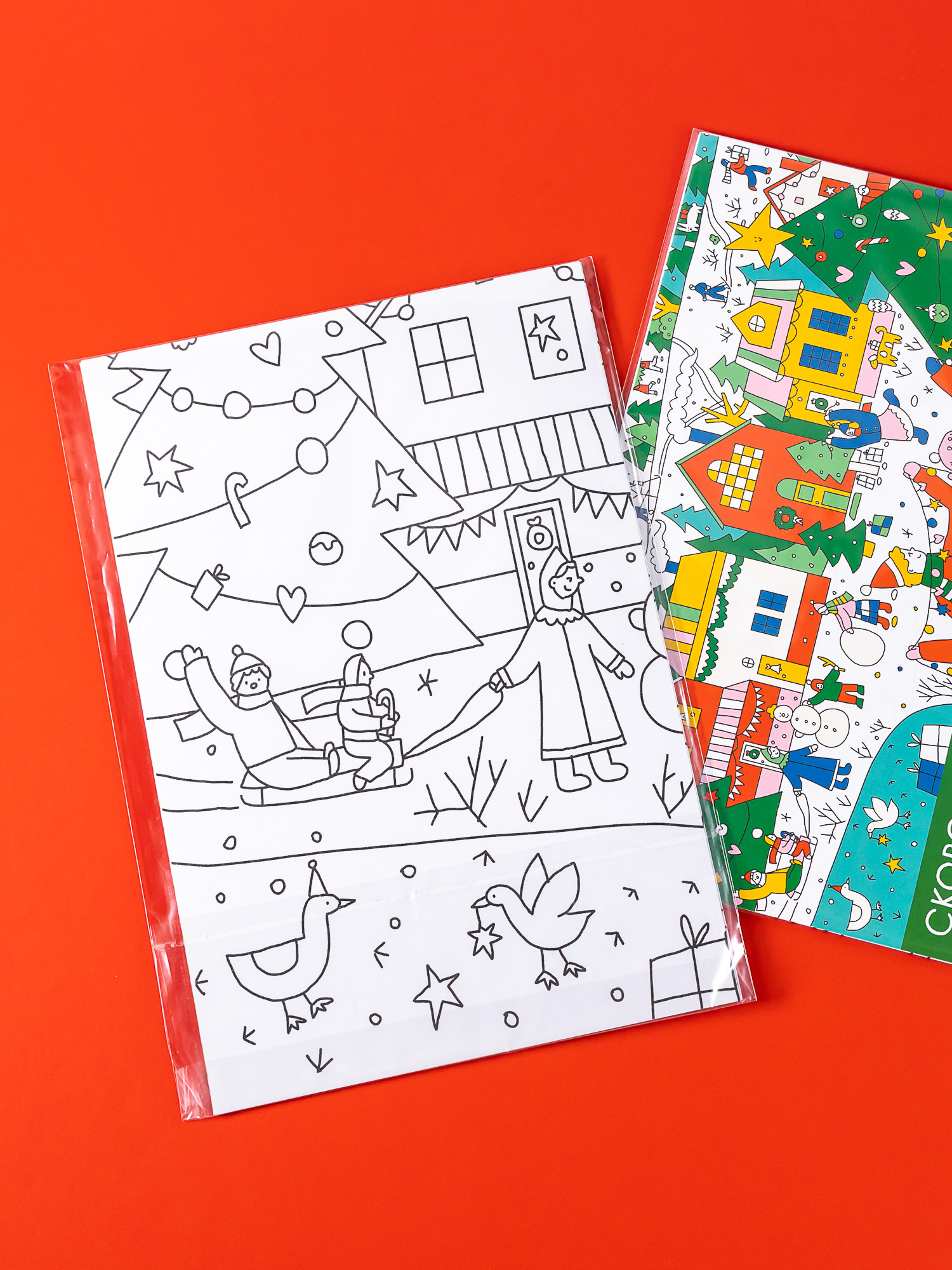 Раскраска Альпина. Дети Скоро Новый год! Раскраска-плакат - фото 5