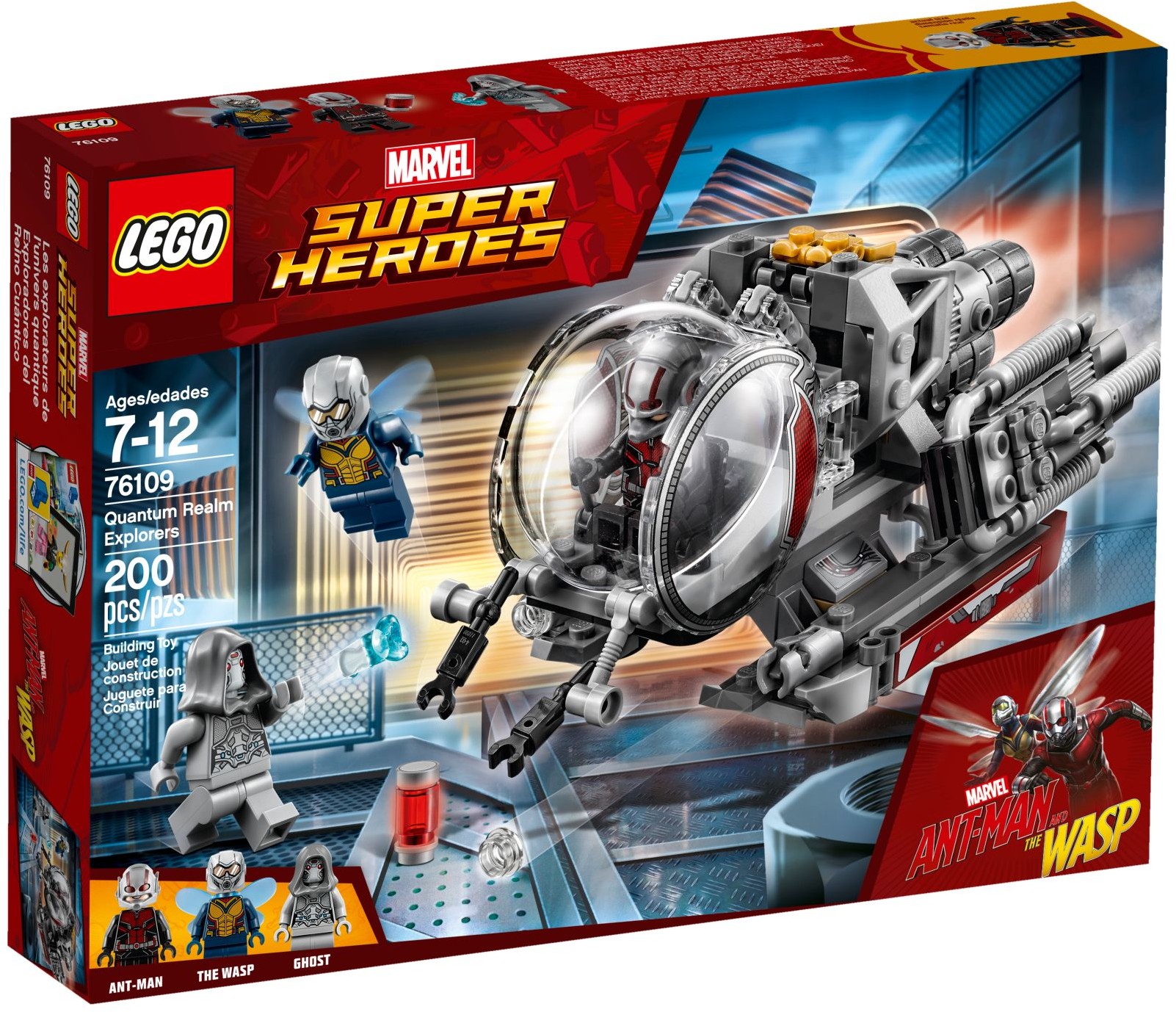 Конструктор LEGO Marvel Super Heroes Исследователи квантового мира 200 дет. - фото 1