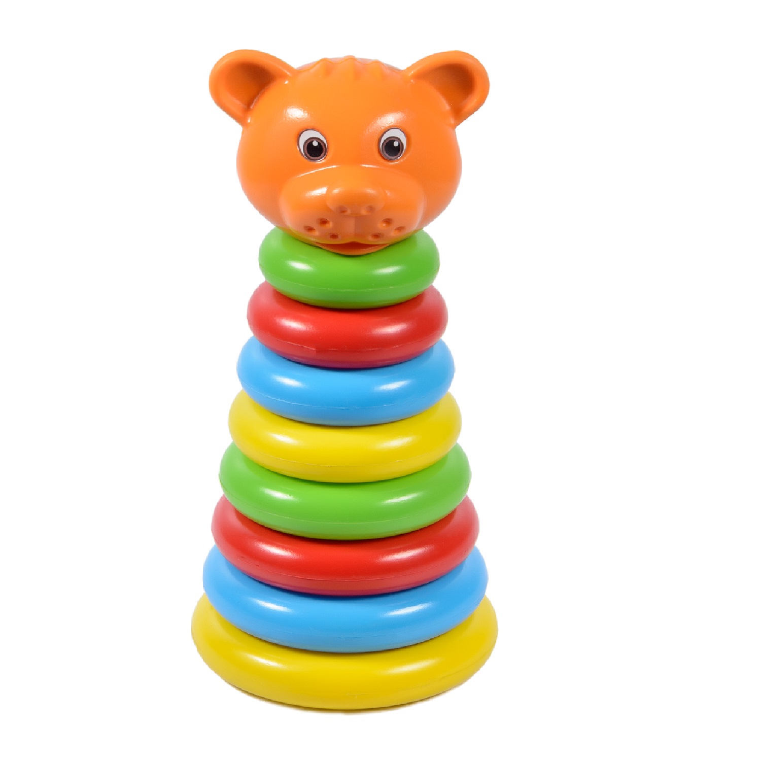 Игрушка Green Plast пирамидка Животные Медведь - фото 2