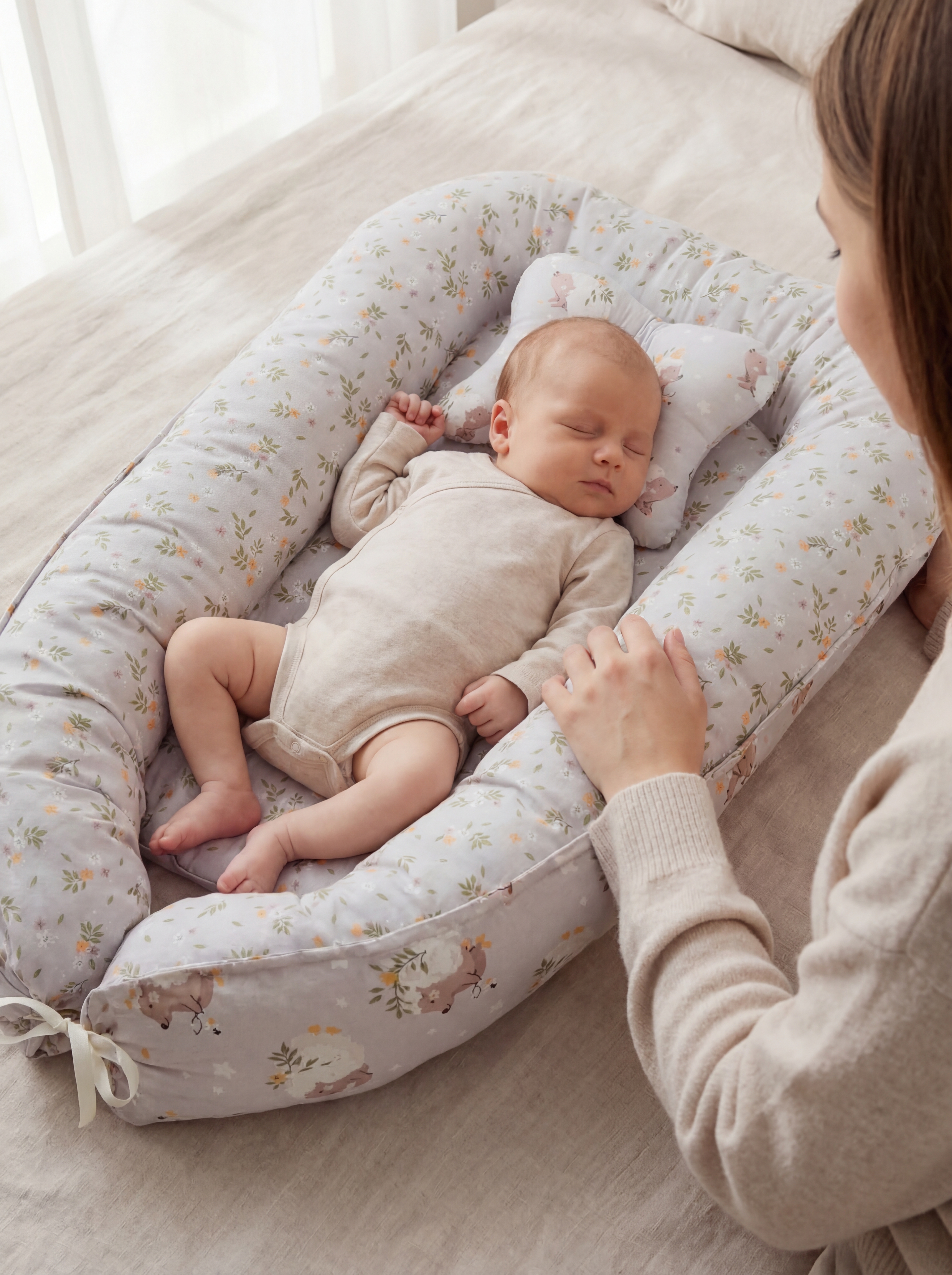 Матрас гнездышко KUZA Ежики 50х90 - фото 9