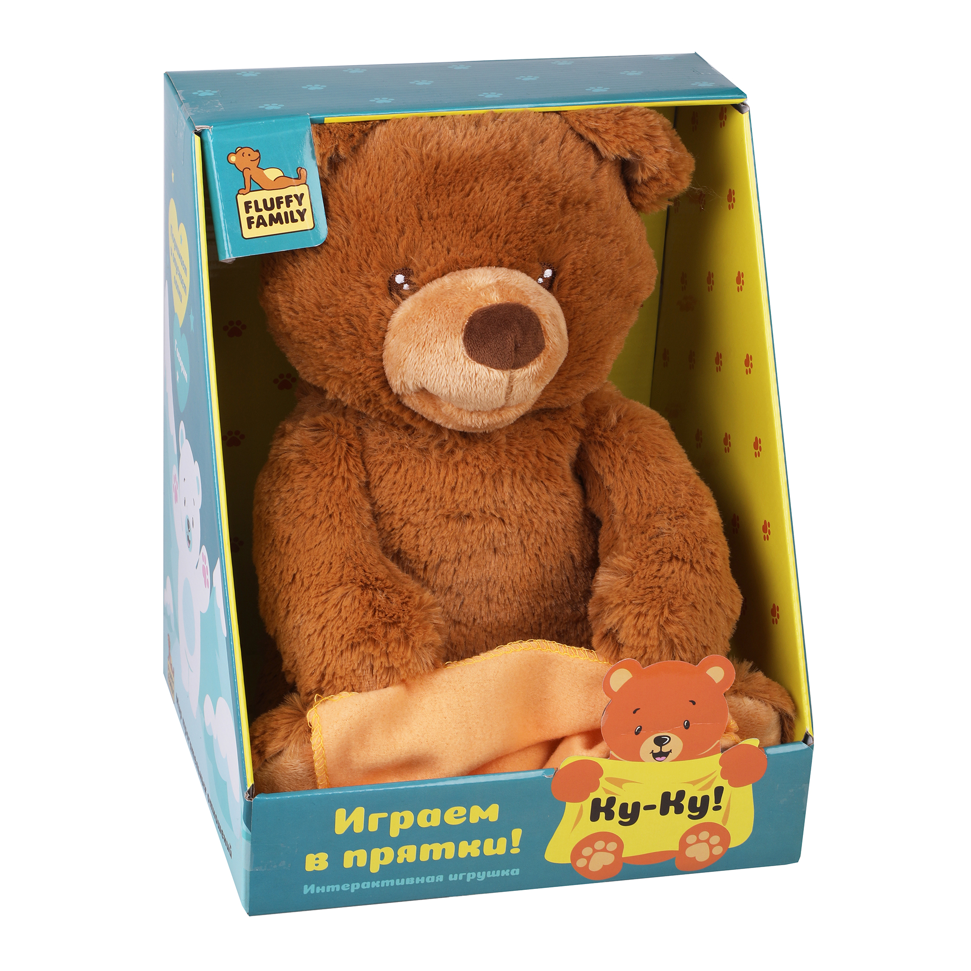 Игрушка мягкая Fluffy Family мишка 29 см - фото 7